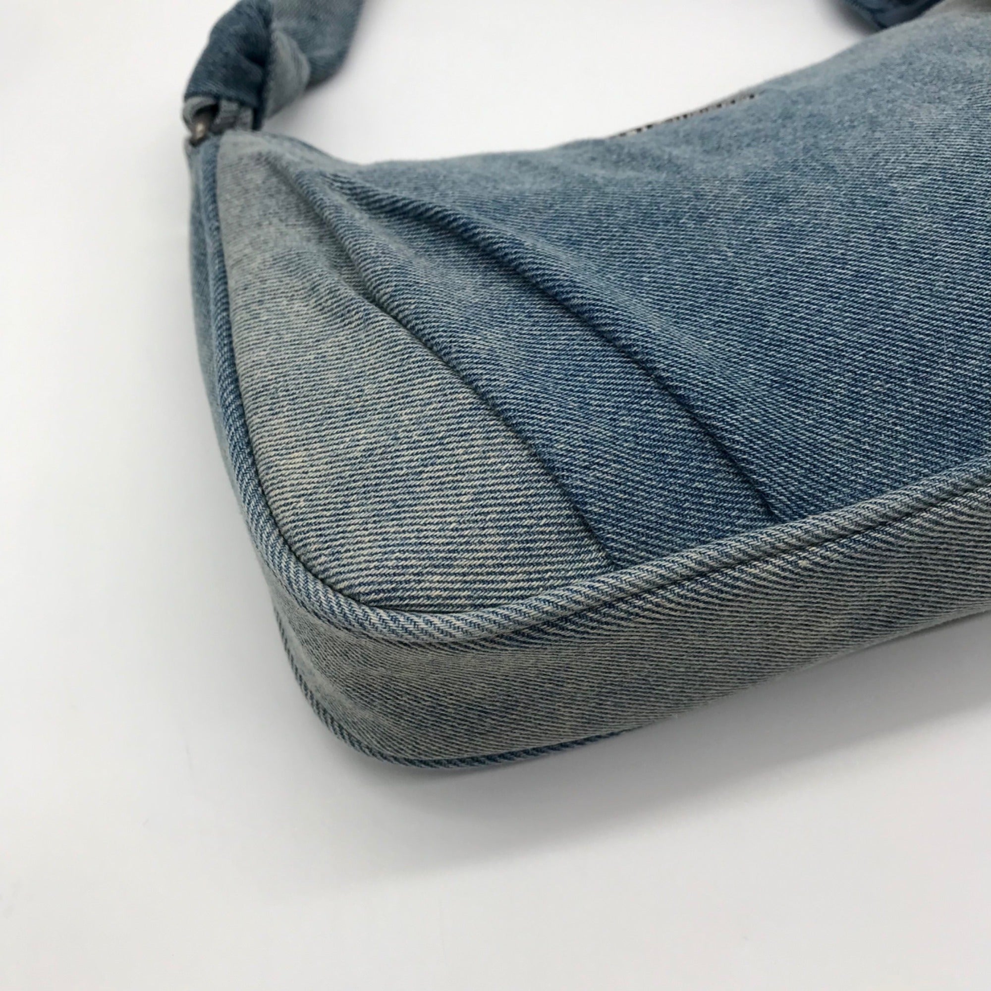 Steve Madden Liamm Denim Crescent Shoulder Bag