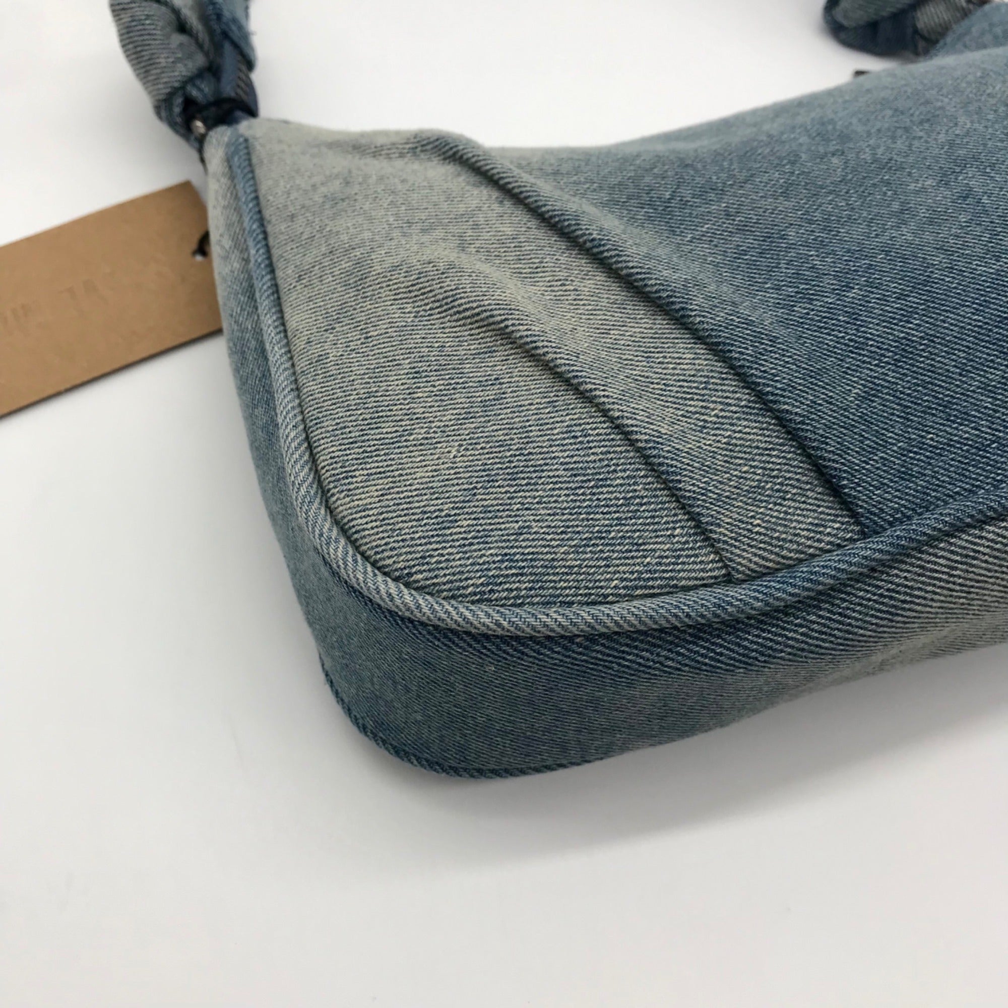 Steve Madden Liamm Denim Crescent Shoulder Bag