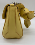 MMS Yellow Leather Crossbody Bag
