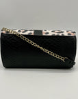 Jessica Simpson Faux Alligator & Leopard Print Crossbody Bag