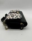 Jessica Simpson Faux Alligator & Leopard Print Crossbody Bag