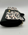 Jessica Simpson Faux Alligator & Leopard Print Crossbody Bag