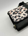 Jessica Simpson Faux Alligator & Leopard Print Crossbody Bag