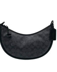 Coach Black Signature Coated Canvas Mira Shoulder Bag CQ764