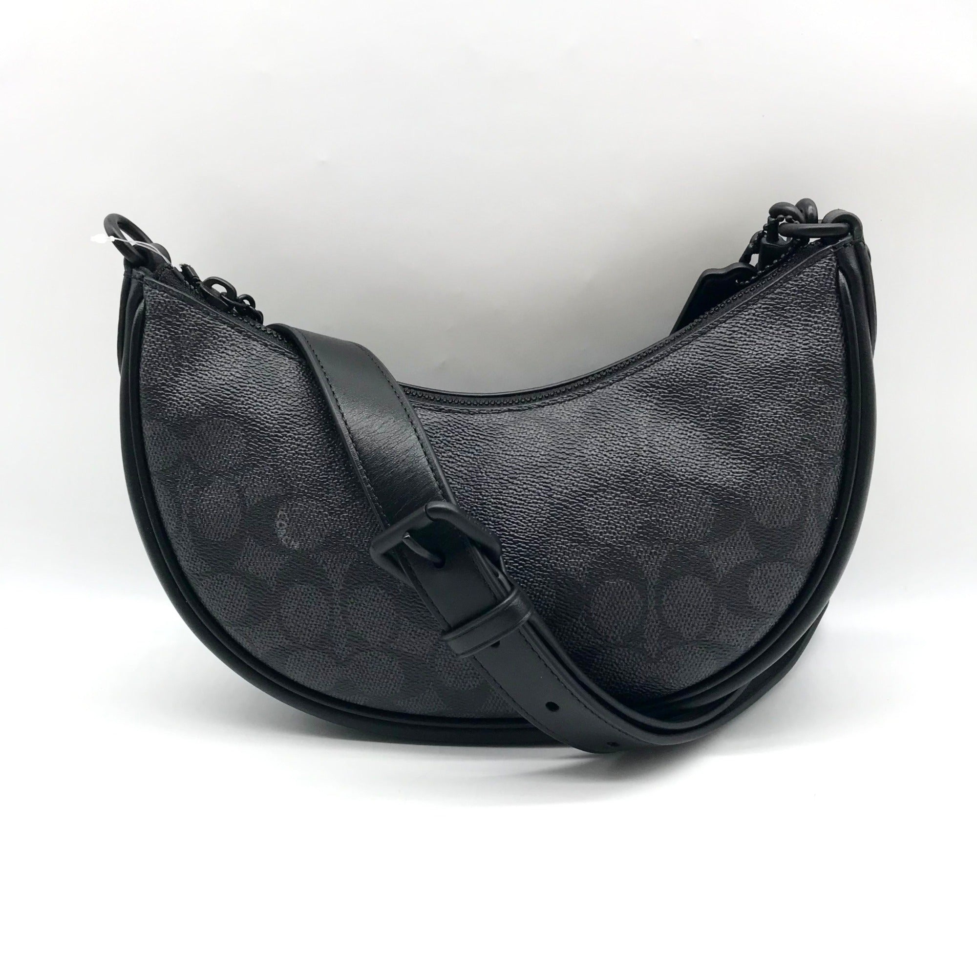 Coach Black Signature Coated Canvas Mira Shoulder Bag CQ764