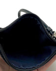 Coach Signature Black Jacquard Wristlet Mini Clutch