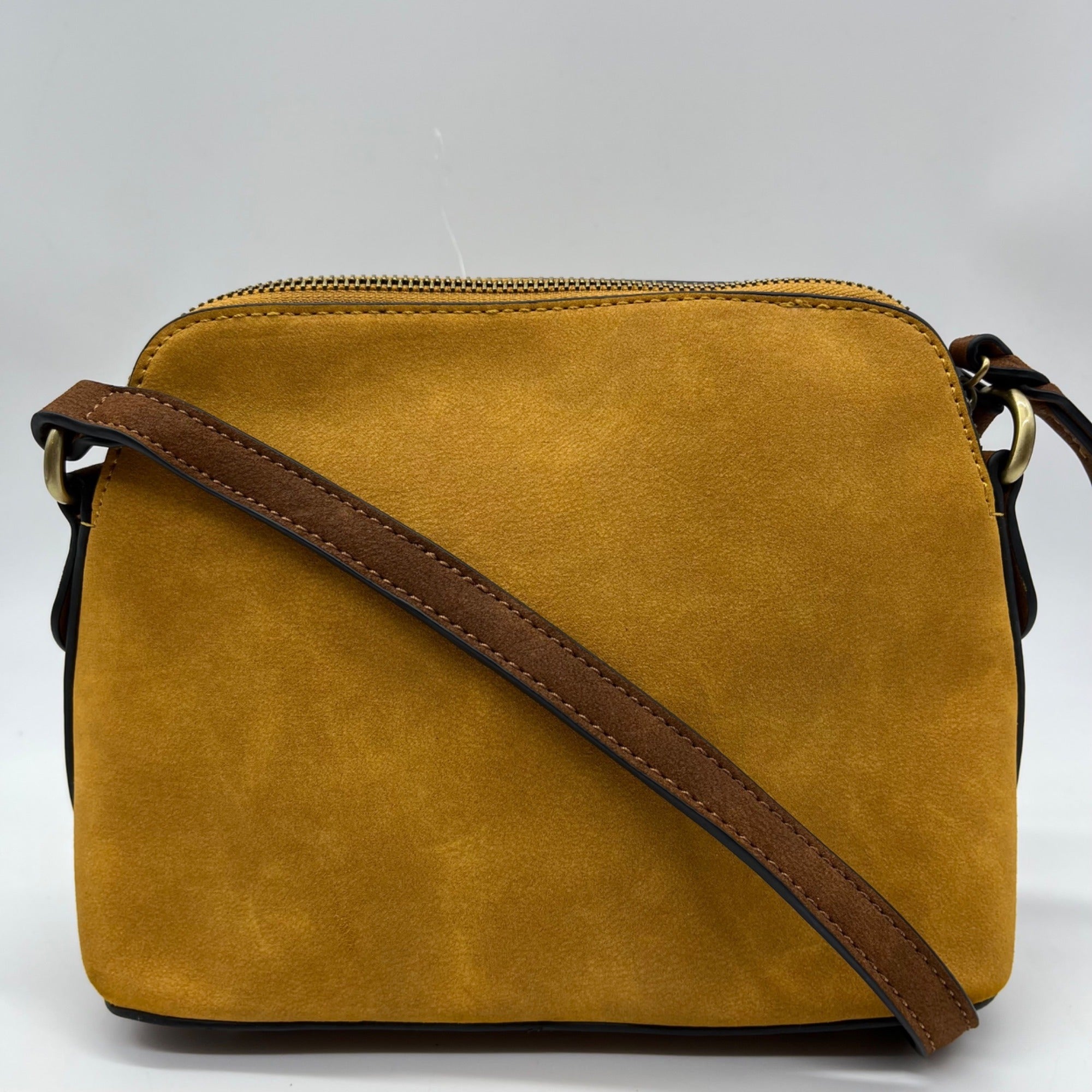 Simply Noelle Tan Faux Leather Crossbody Purse