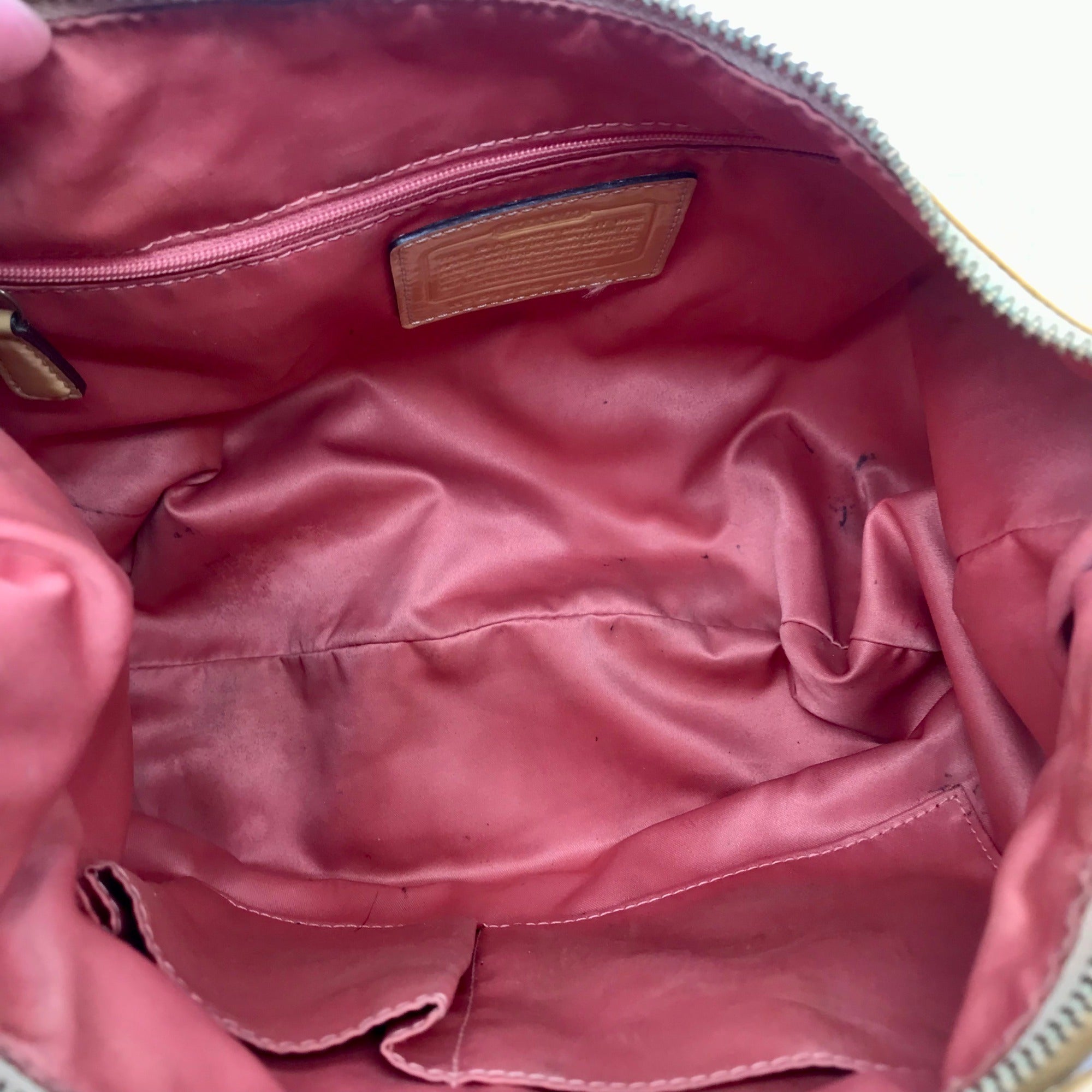 Coach Kristin Patent Leather Hobo Crossbody Bag 16951