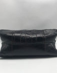 HOBO Black Distressed Leather Shoulder Bag