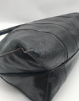 HOBO Black Distressed Leather Shoulder Bag