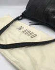 HOBO Black Distressed Leather Shoulder Bag