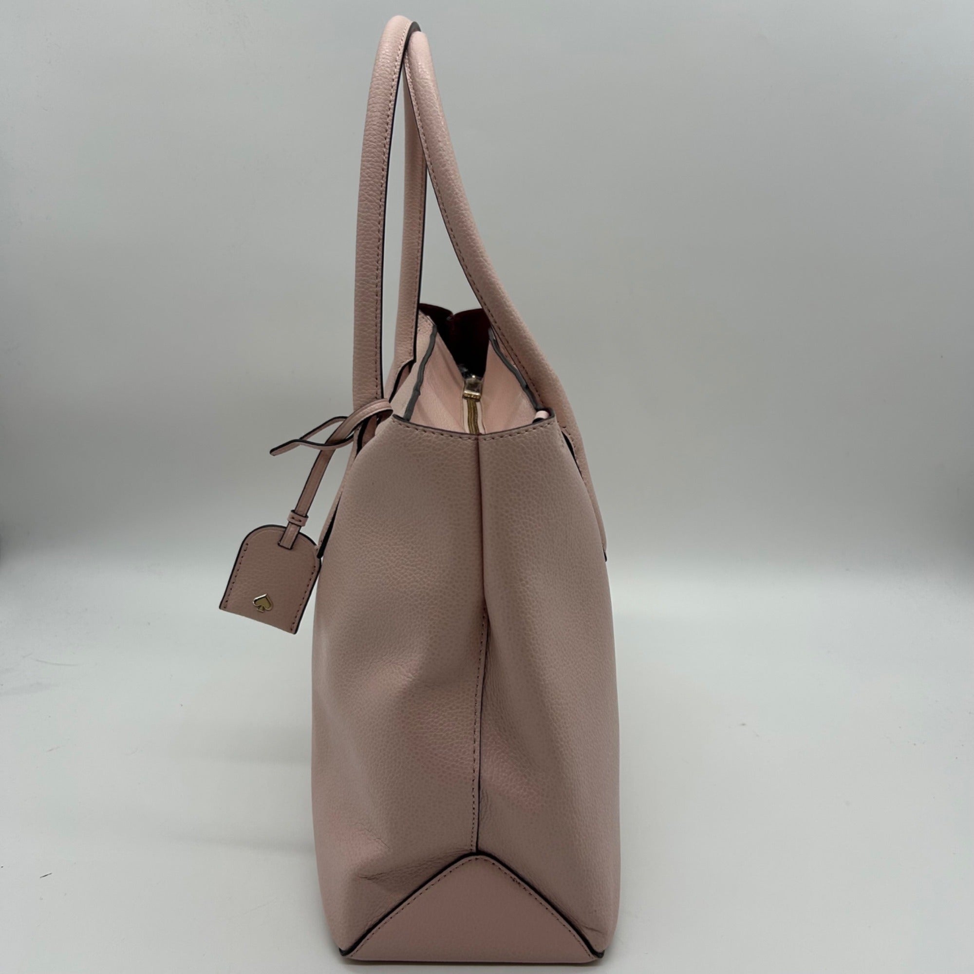 Kate Spade Pink Medium Leather Top Zip Satchel Bag