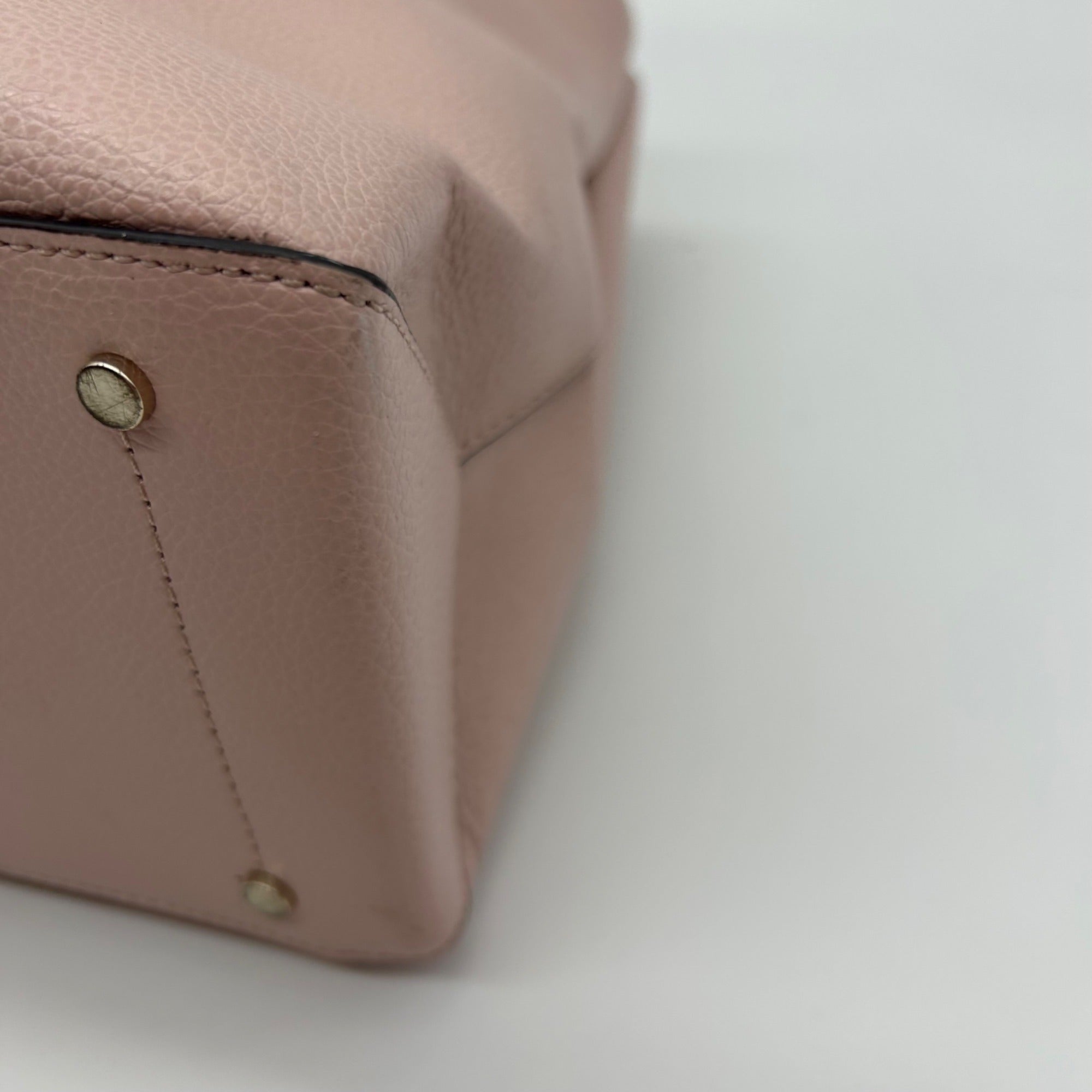 Kate Spade Pink Medium Leather Top Zip Satchel Bag