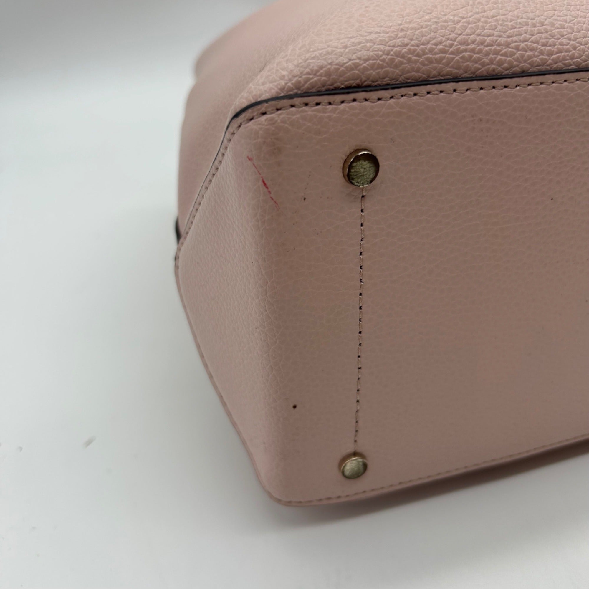 Kate Spade Pink Medium Leather Top Zip Satchel Bag