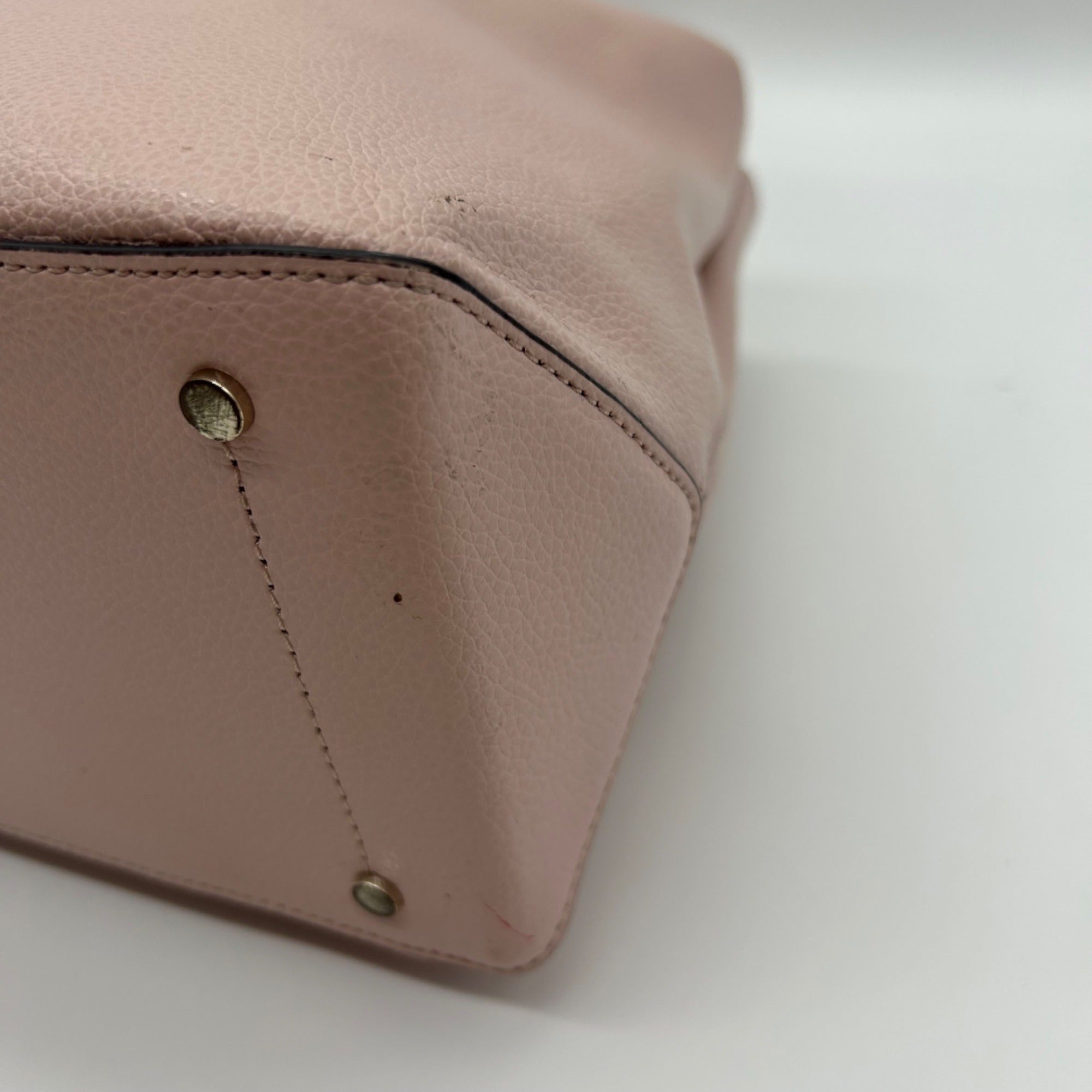 Kate Spade Pink Medium Leather Top Zip Satchel Bag