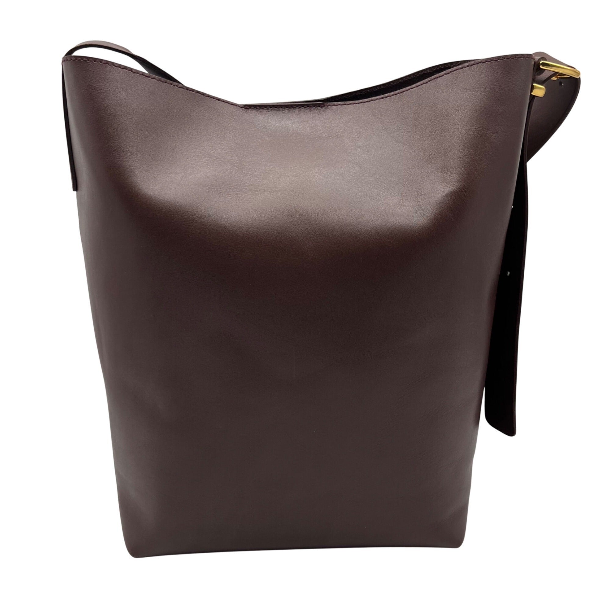 Madewell Essentials Burgundy Leather Tote