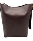 Madewell Essentials Burgundy Leather Tote