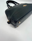 Coach Black Leather Harper Satchel Bag