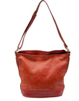 Marino Orlandi Genuine Red Leather Crossbody Bag