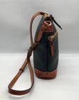 Dooney & Bourke Black Pebbled Grain Leather Crossbody Bag