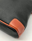 Dooney & Bourke Black Pebbled Grain Leather Crossbody Bag