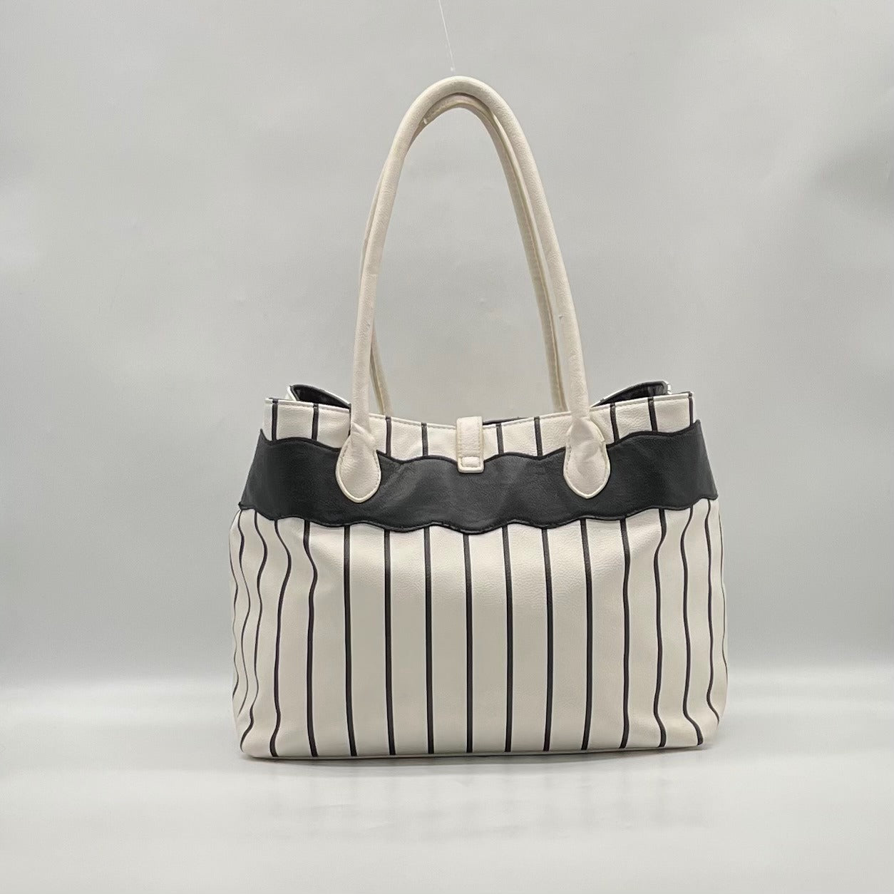 Betsey Johnson Striped Tote Bag