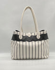 Betsey Johnson Striped Tote Bag