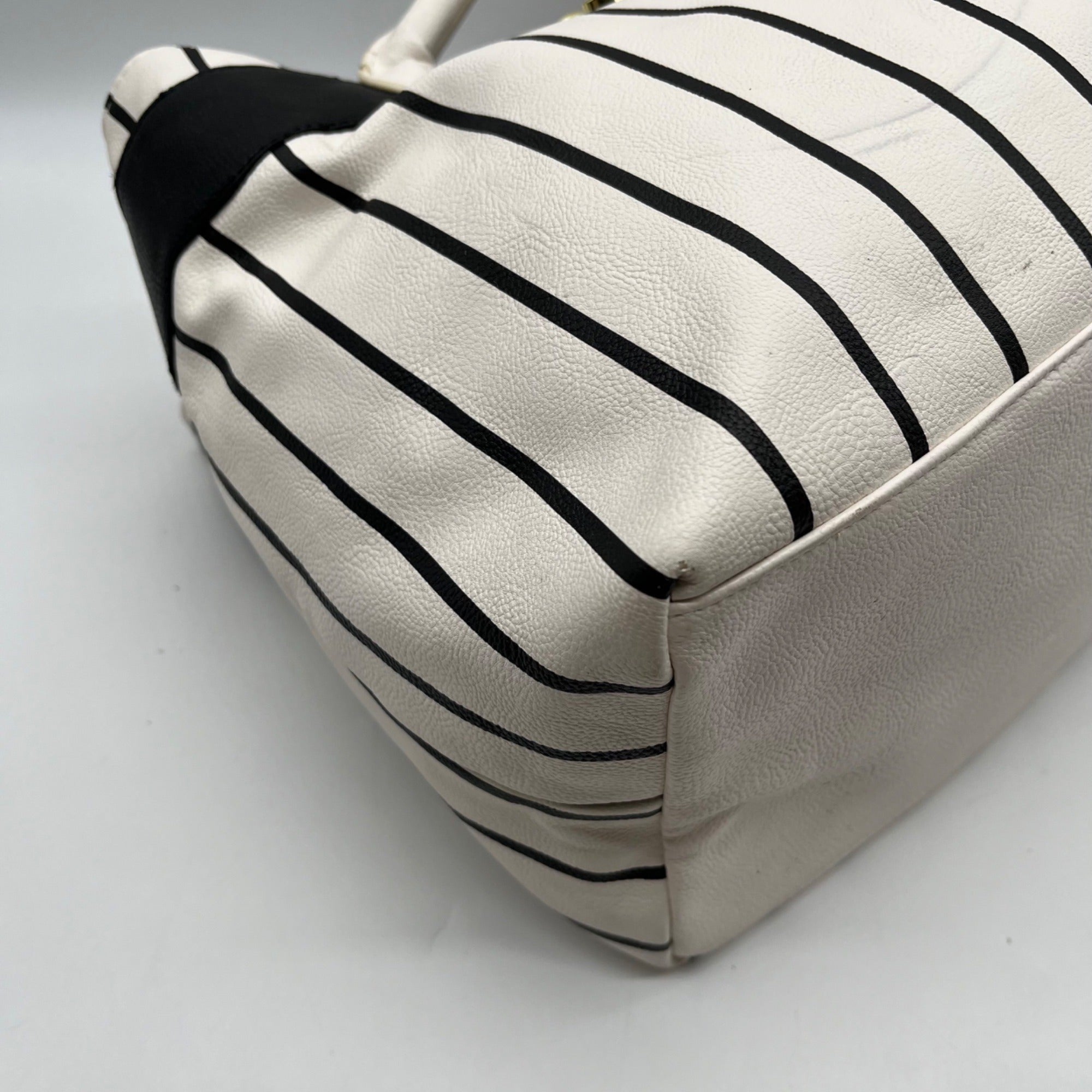 Betsey Johnson Striped Tote Bag