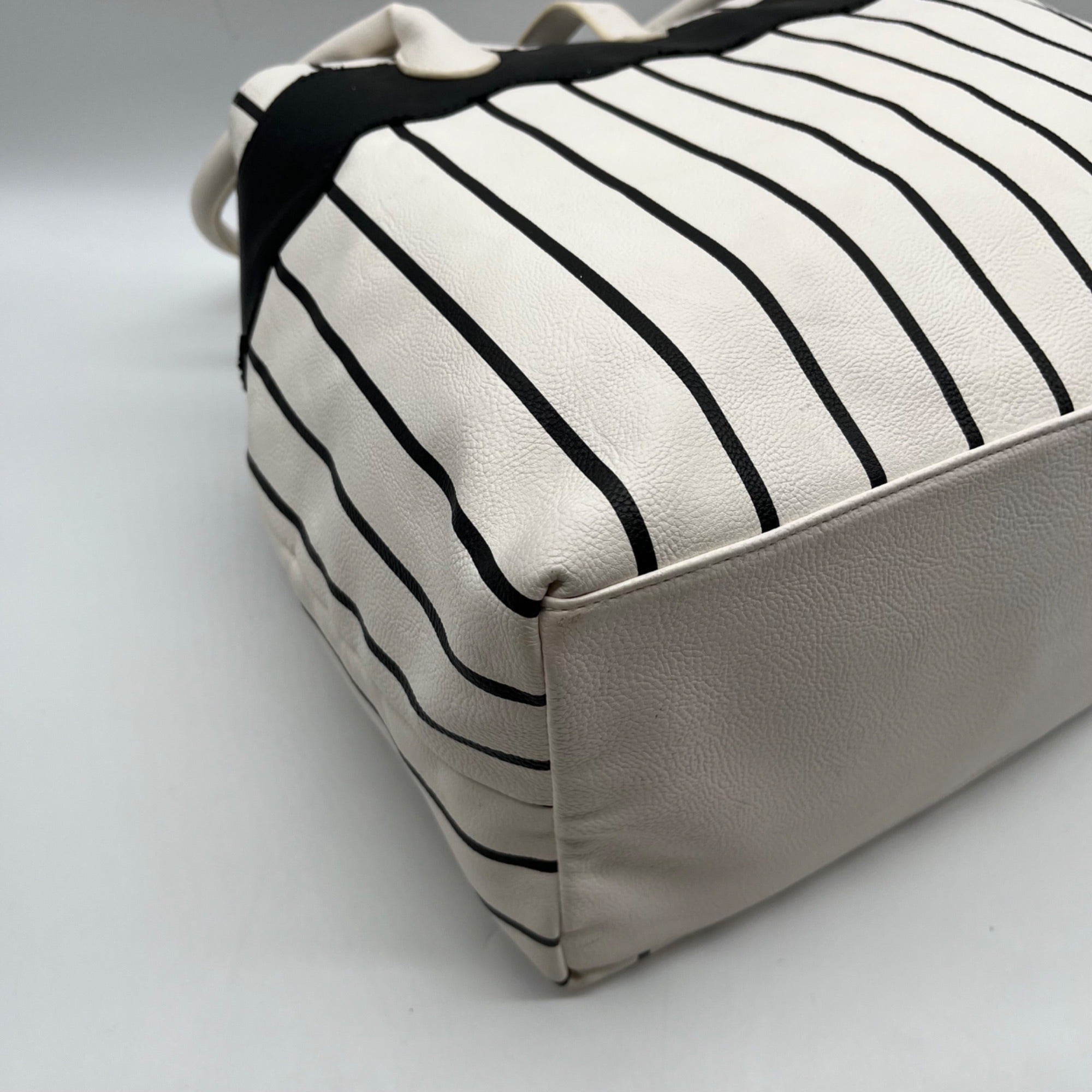 Betsey Johnson Striped Tote Bag