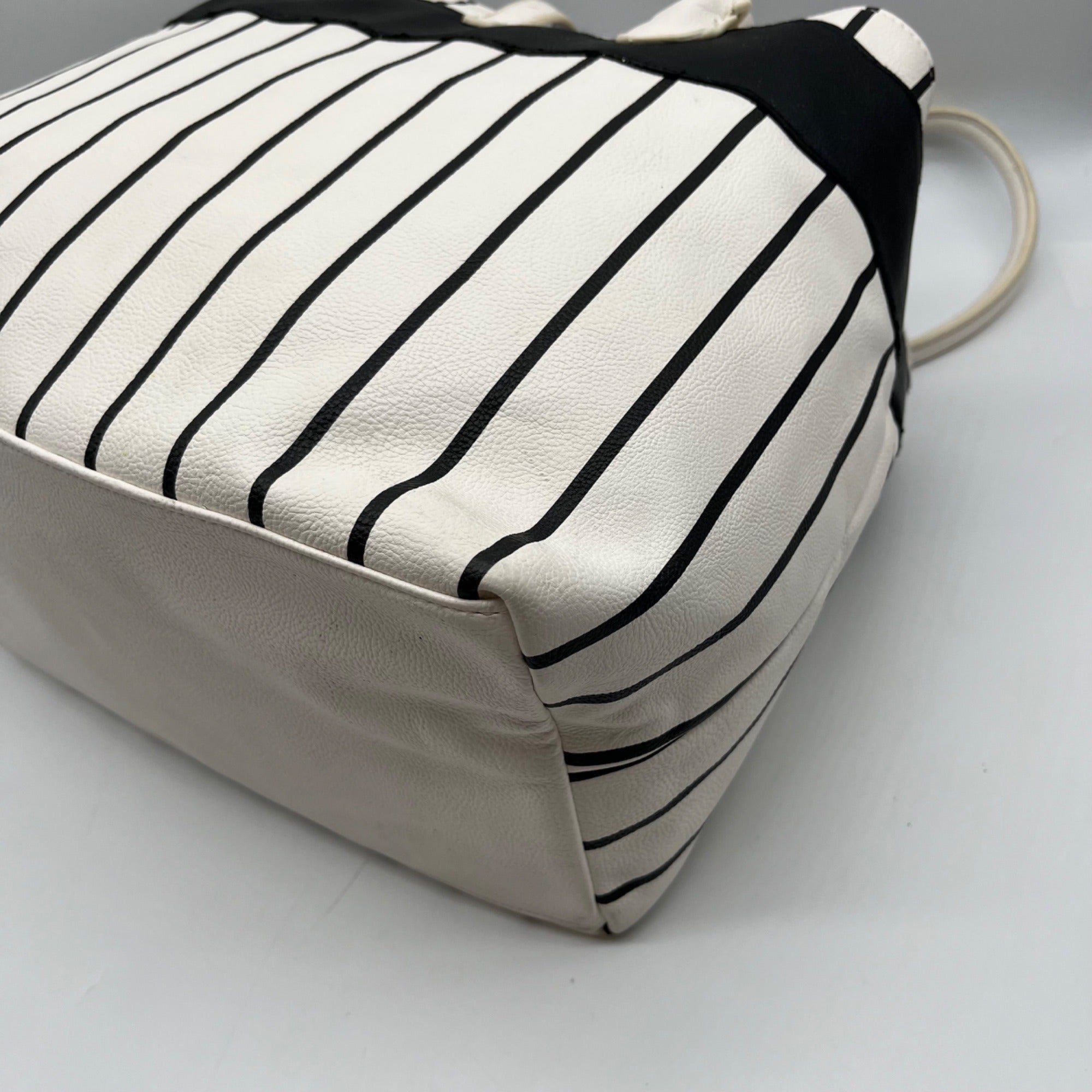Betsey Johnson Striped Tote Bag
