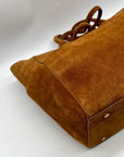 Quince Women's Brown Italian Suede Shopper Tote Bag
