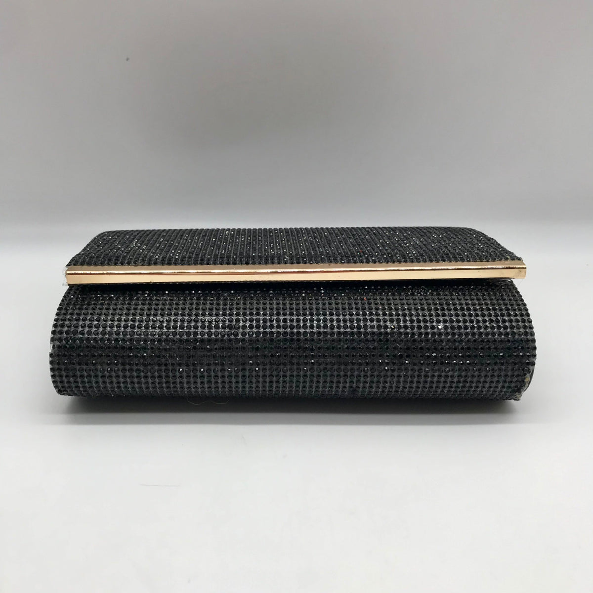 I.N.C. International Concepts Black Microstone Badazzled Caitlyn Clutch