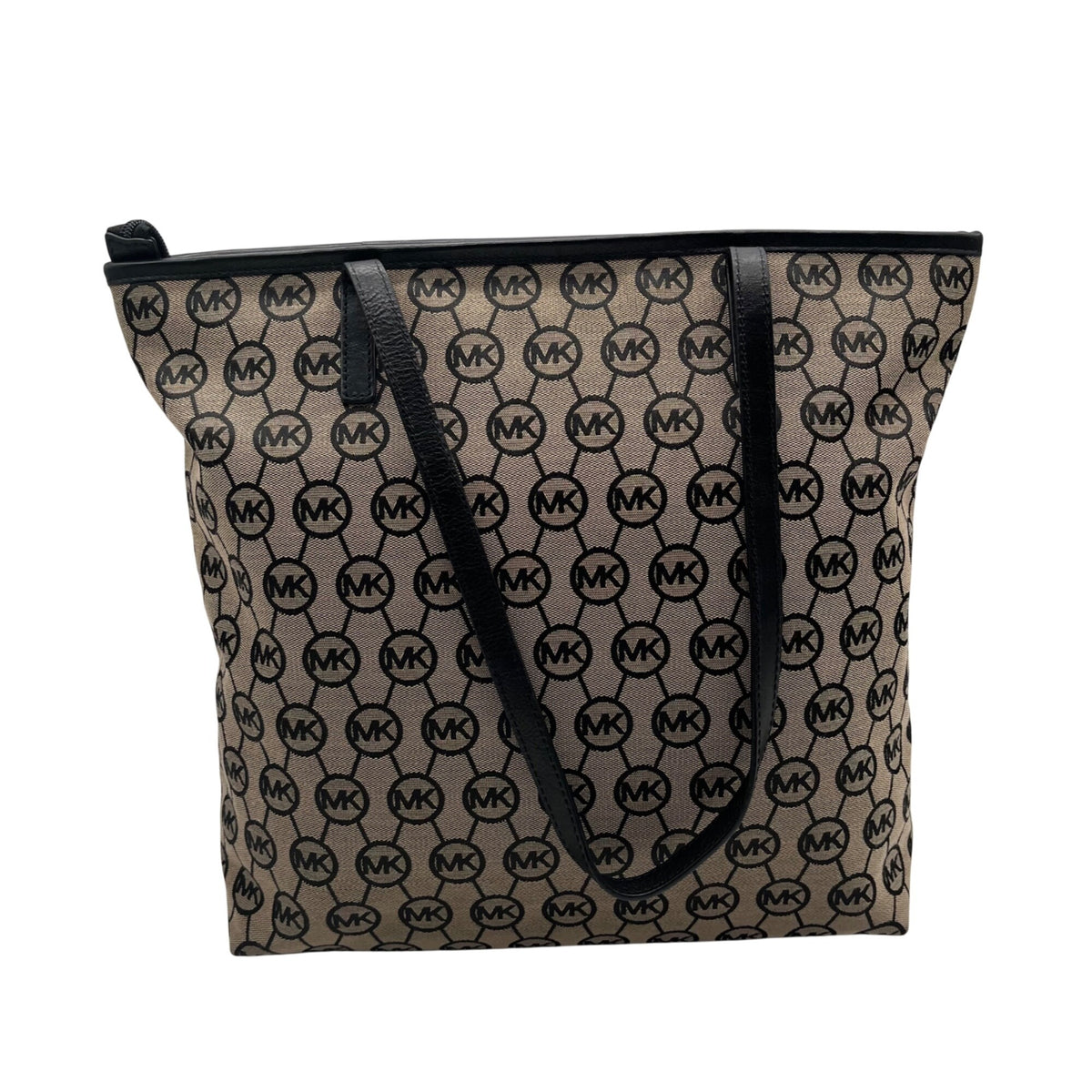 Michael Kors Beige Signature Canvas Montauk Tote Bag