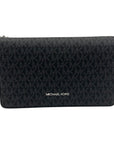 Michael Kors Black Jet Set Signature Logo Crossbody Bag