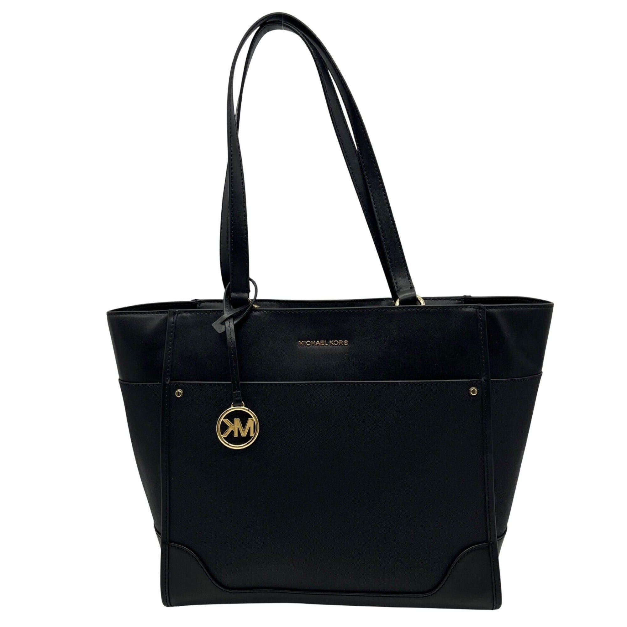 Michael Kors Black Leather Large Shoulder Bag