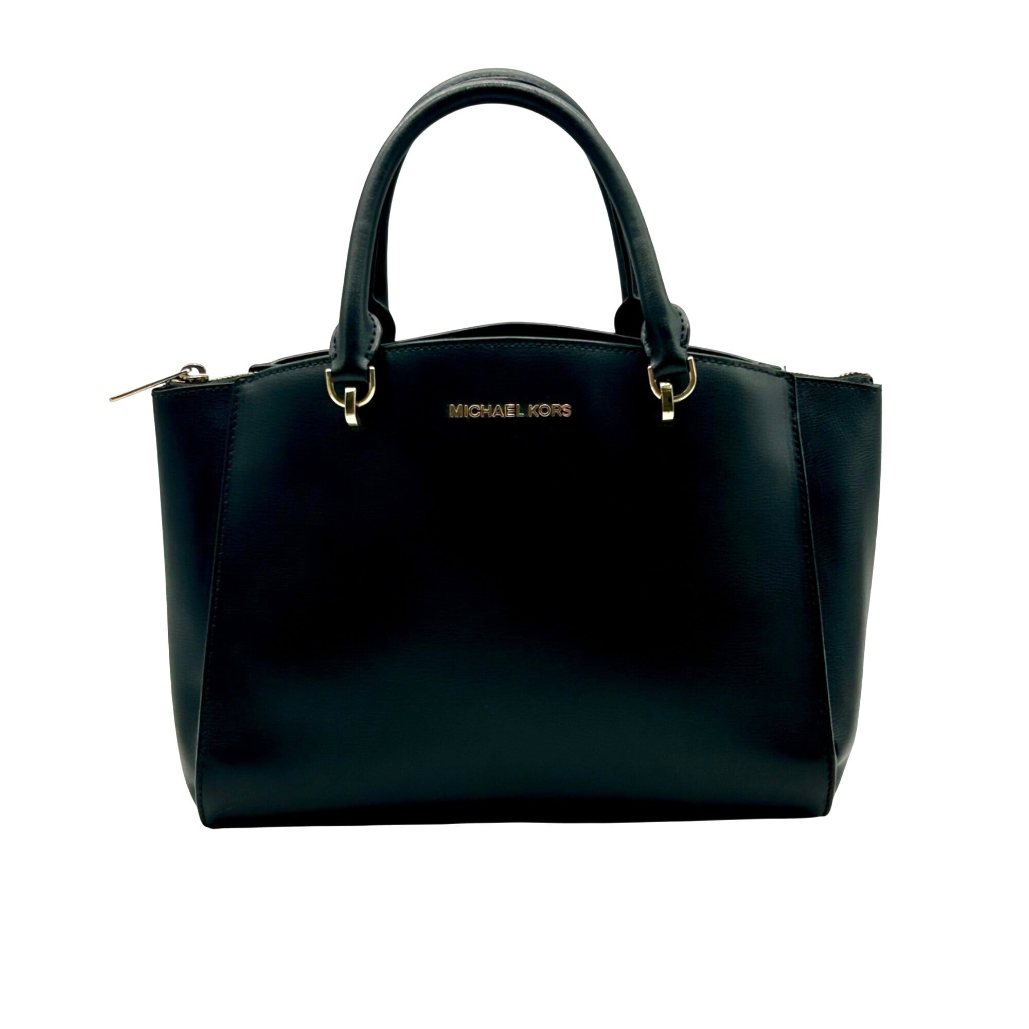Michael Kors Black Saffiano Leather Satchel