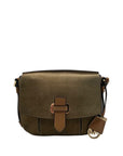 Michael Kors Brown Romy Medium Suede Messenger Bag
