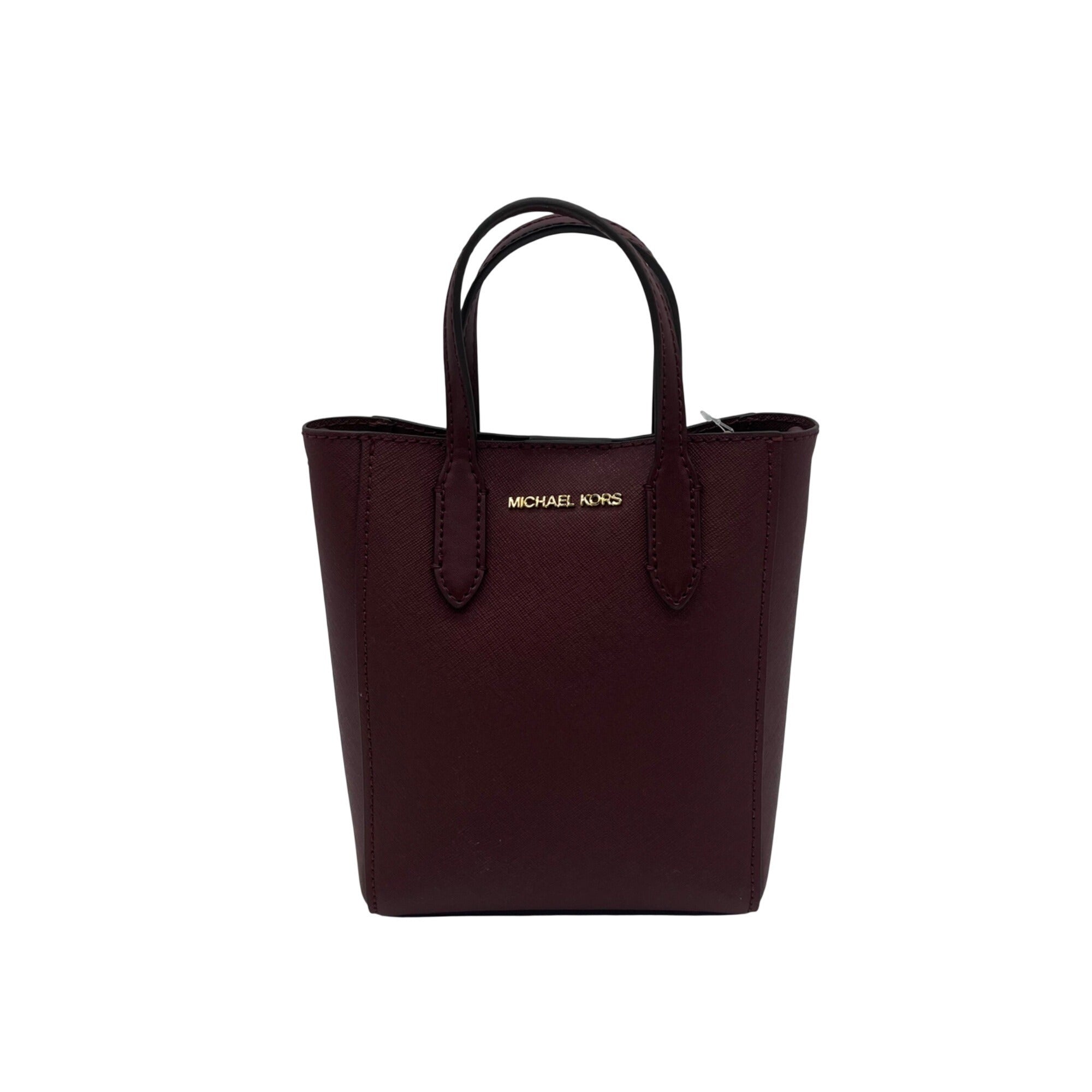 Michael Kors Burgundy Saffiano Leather Crossbody Bag