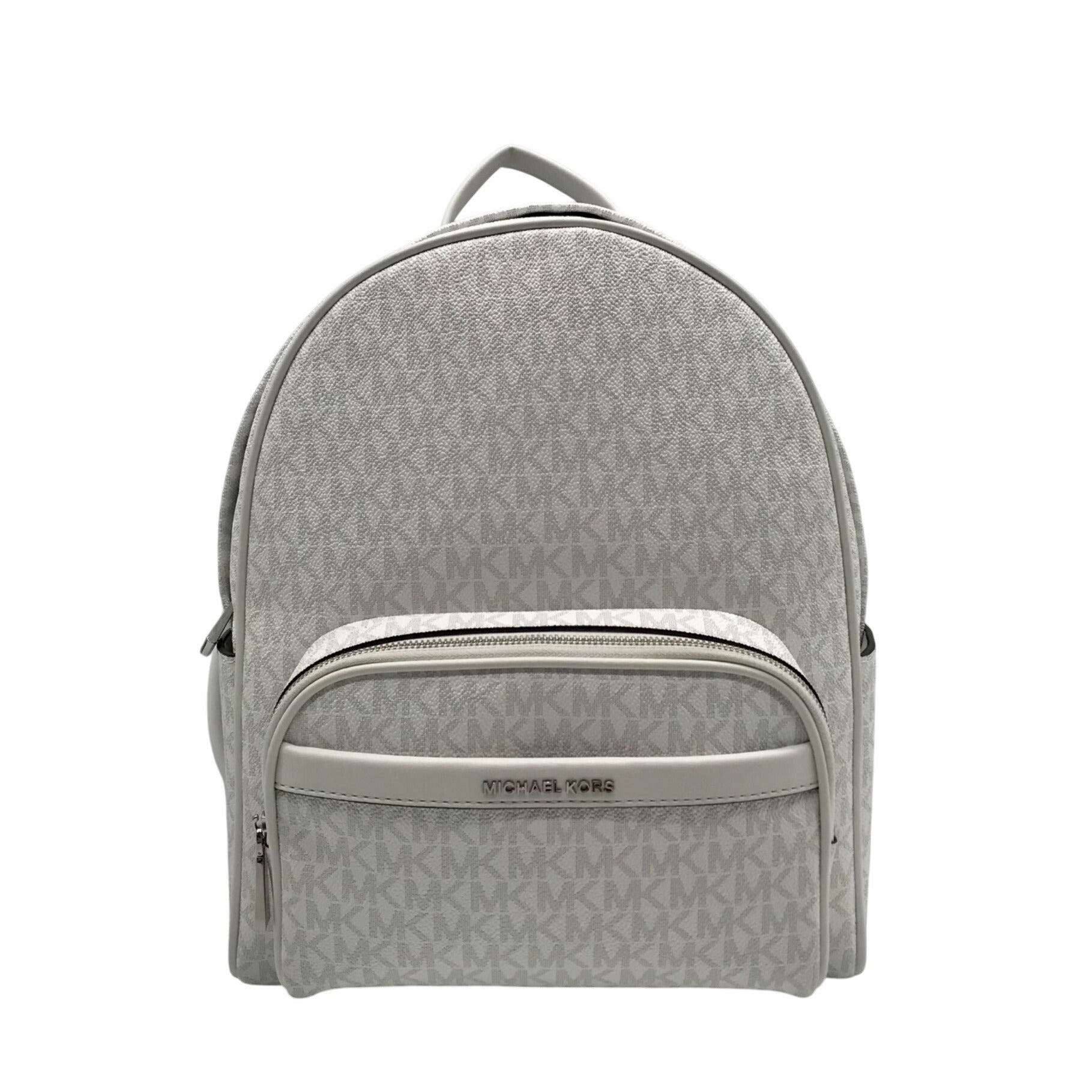 Michael Kors Optic White Coated Canvas Bex Medium Backpack