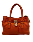 Michael Kors Orange Hamilton Shoulder Bag 