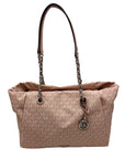 Michael Kors Pink Georgia Extra Large Top Zip Tote Bag