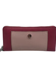 Michael Kors Pink Saffiano Leather Wristlet Clutch