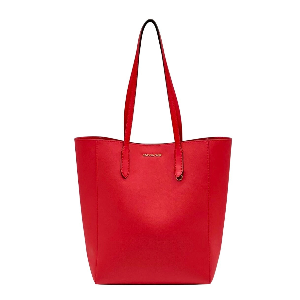 Michael Kors Red Vincent Large Saffiano Leather Tote Bag