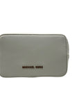 Michael Kors White Saffiano Leather Waist and Crossbody Bag