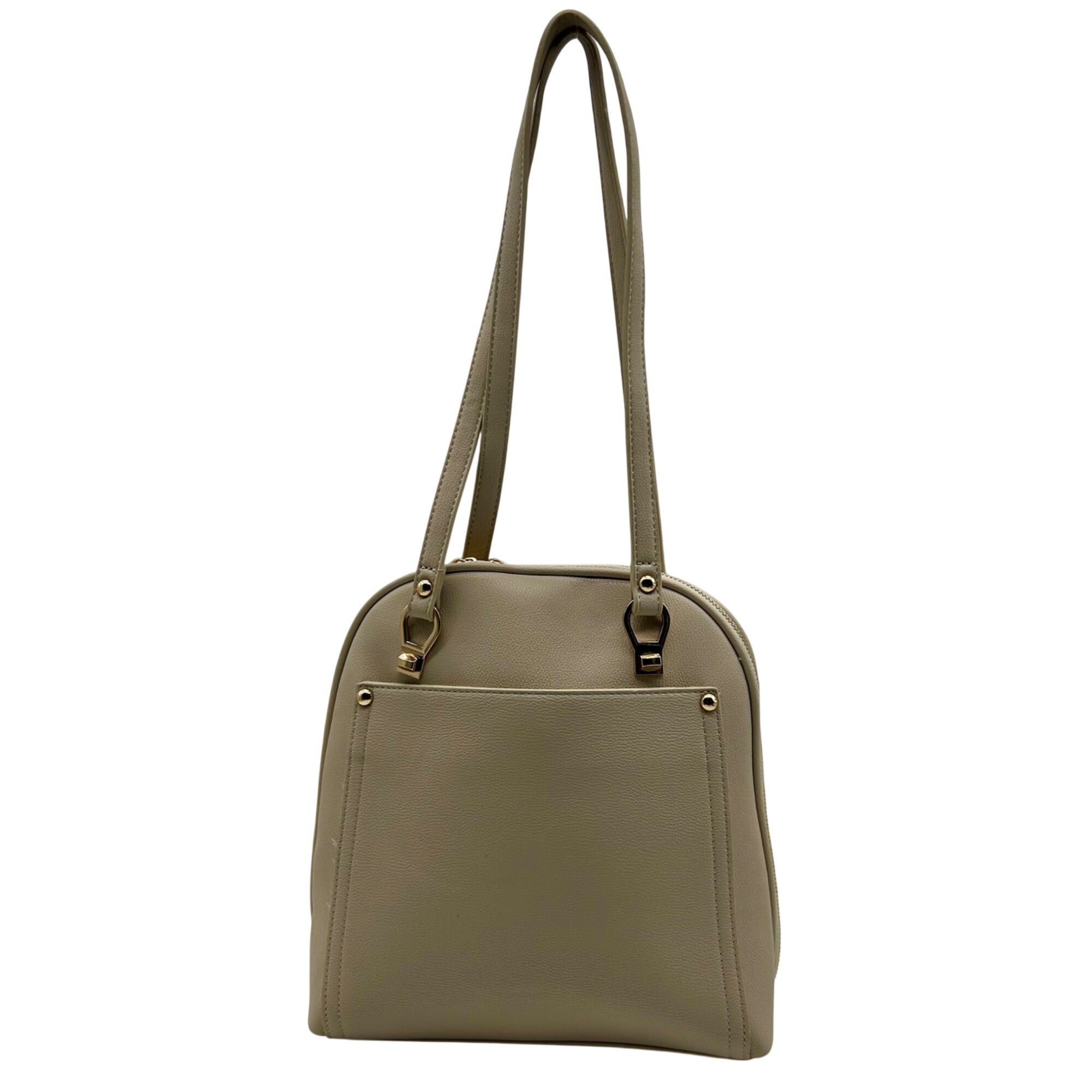 Miztique Beige Daisy Convertible Backpack Purse