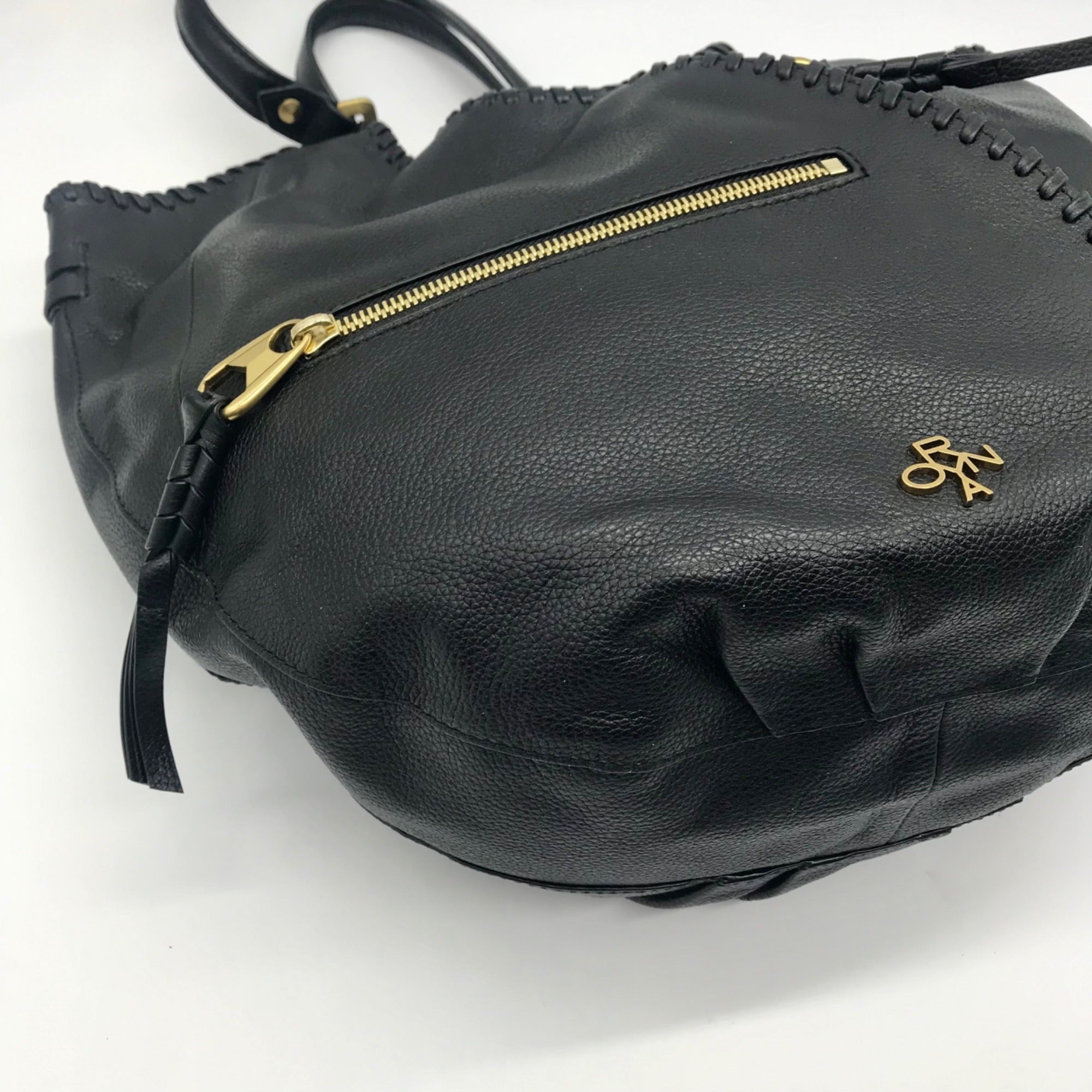 OrYany Black Leather Hobo Bag