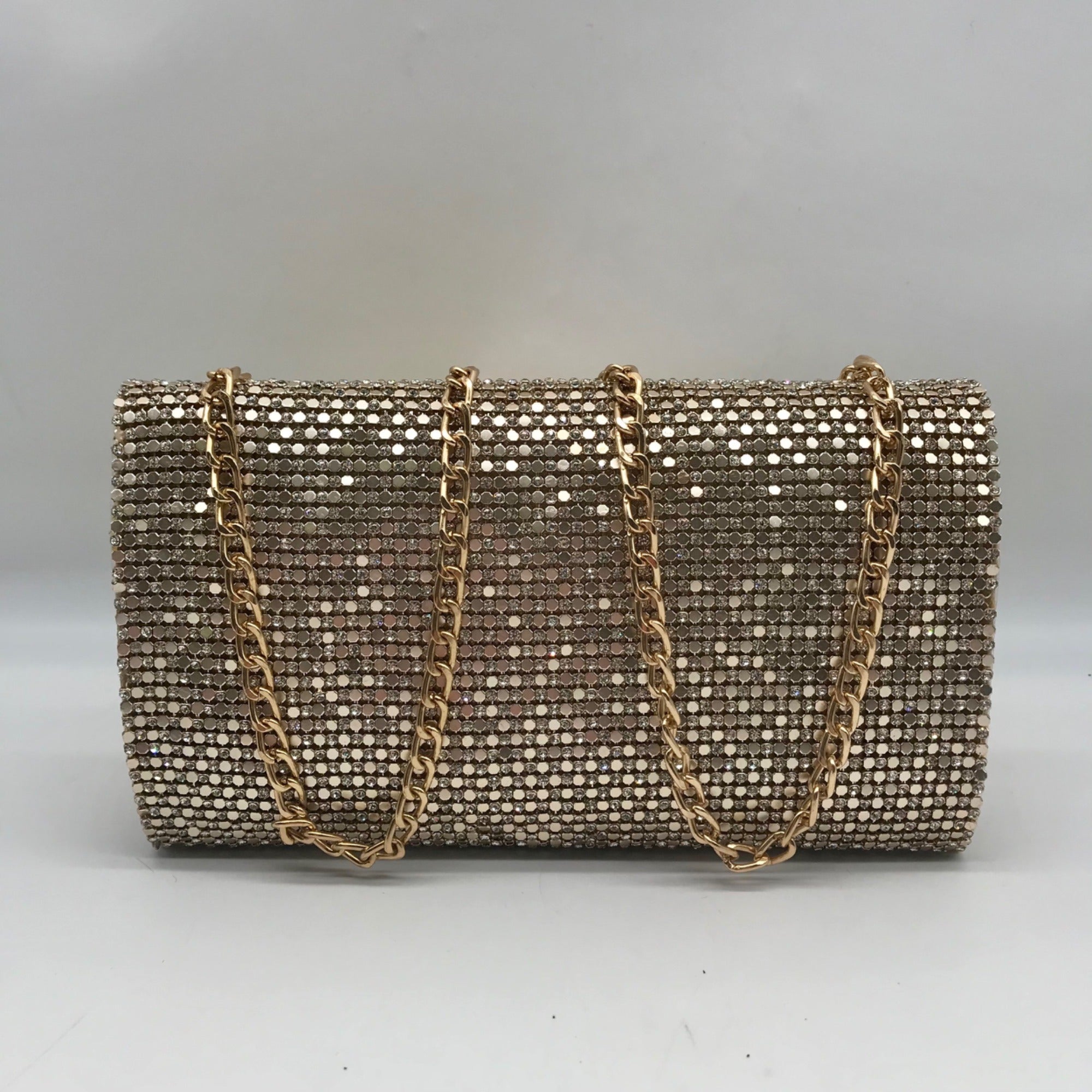 Starlet Gold Dazzling Clutch Bag