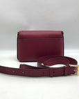 Michael Kors Mulberry Leather Small Nessa Messenger Crossbody Bag