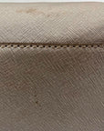 Michael Kors Grey Saffaino Leather Harper Chain Tote Bag