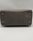 Michael Kors Grey Saffaino Leather Harper Chain Tote Bag